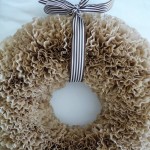 coffee filter wreath tutorial 3