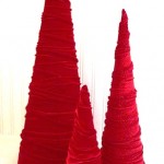 velvet cone trees velvet cone shaped trees