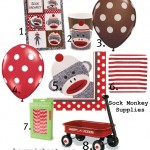 Sock Monkey Party Supplies 