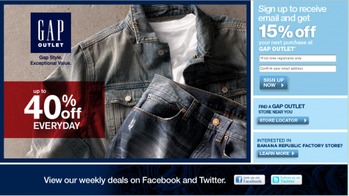 Gap Outlet Coupon