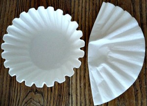 Coffee filter flowers